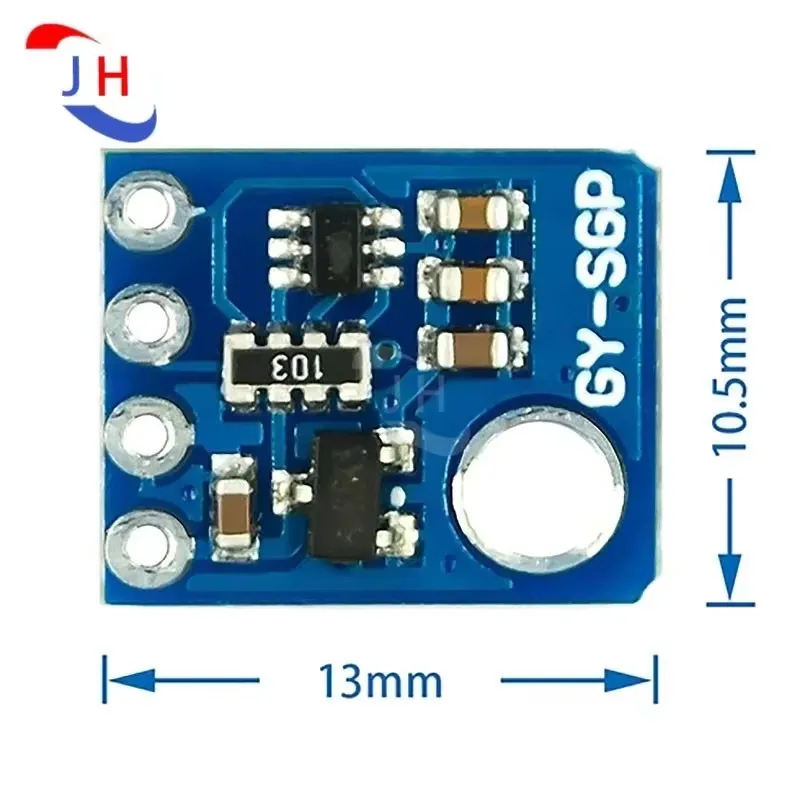 1Pcs SGP30 measurement gas Sensor Multi-pixel Gas Sensor TVOC/eCO2 Air Quality Formaldehyde carbon Dioxide Detector tester