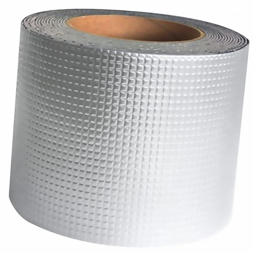 

Waterproof Tape Butyl Rubber Home Aluminum Foil Sill Repair Pipeline Roof Sealant Strong Adhesive Sun Block