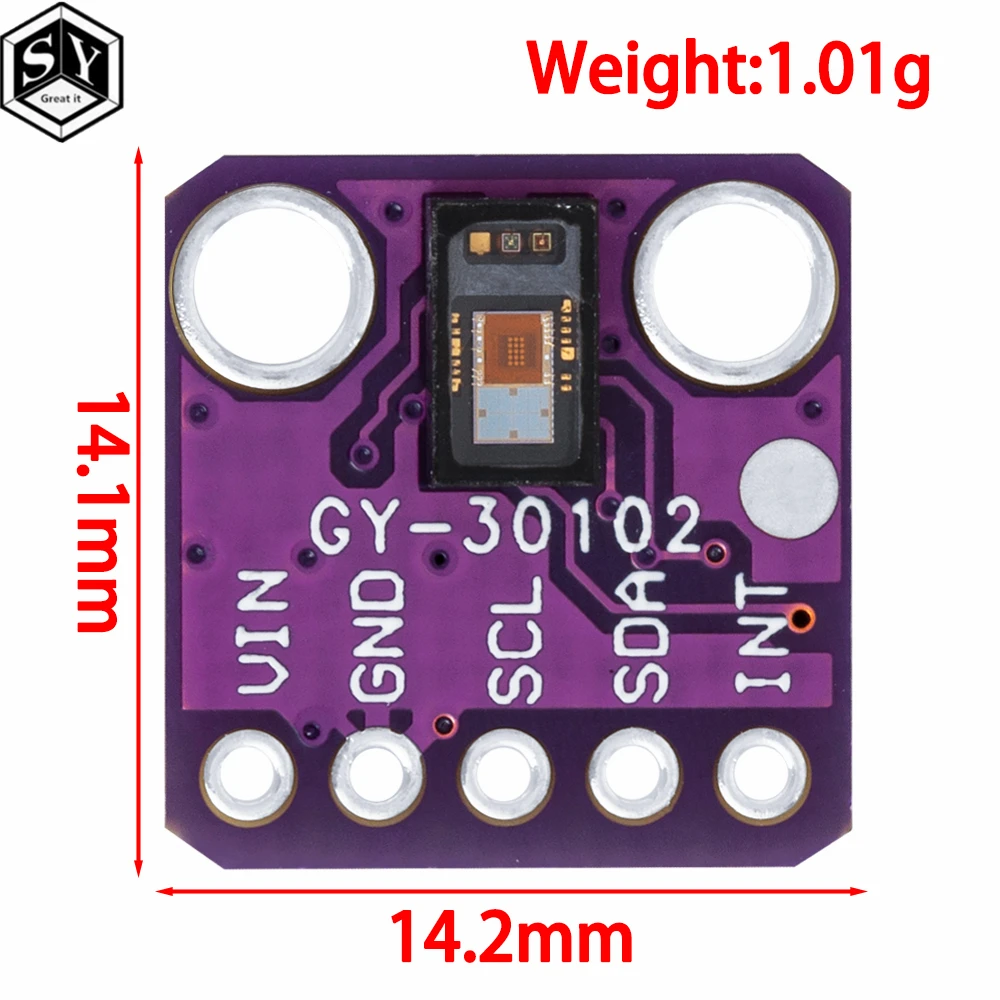 GY- MAX30102 Модуль датчика оксиметрии пульса и пульса