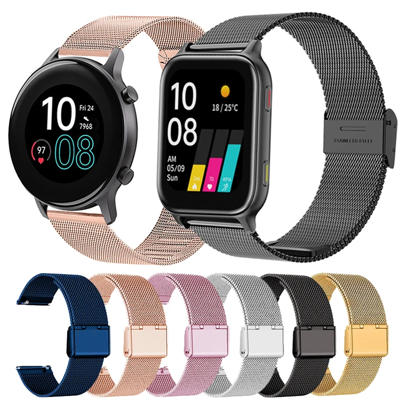 สายนาฬิกาโลหะสำหรับ umidigi uwatch 5 3S 2S 2S สายสแตนเลสสำหรับ umidigi urun/urun S สายรัดข้อมือสมาร์ทวอท์ช Correa