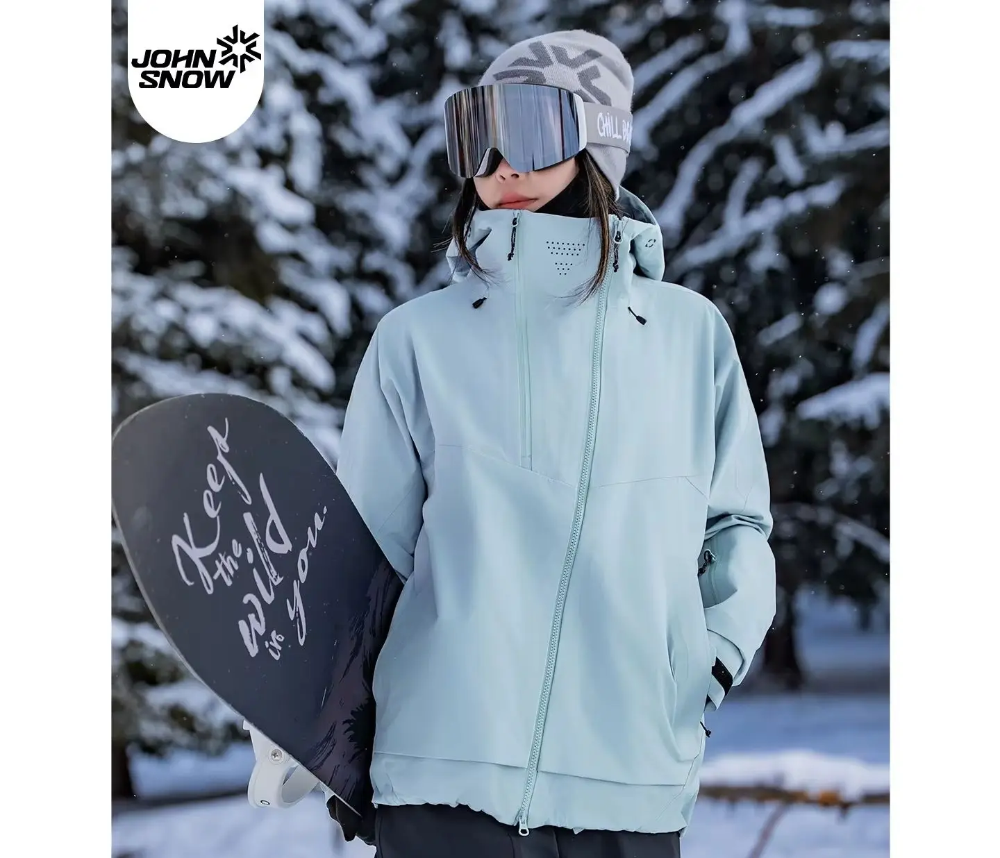 2026 John Snow Men's & Women's Professional Ski Jacket, Waterproof Windproof Warm 3L Fully Taped Hard Shell Top, 2026 New Style
