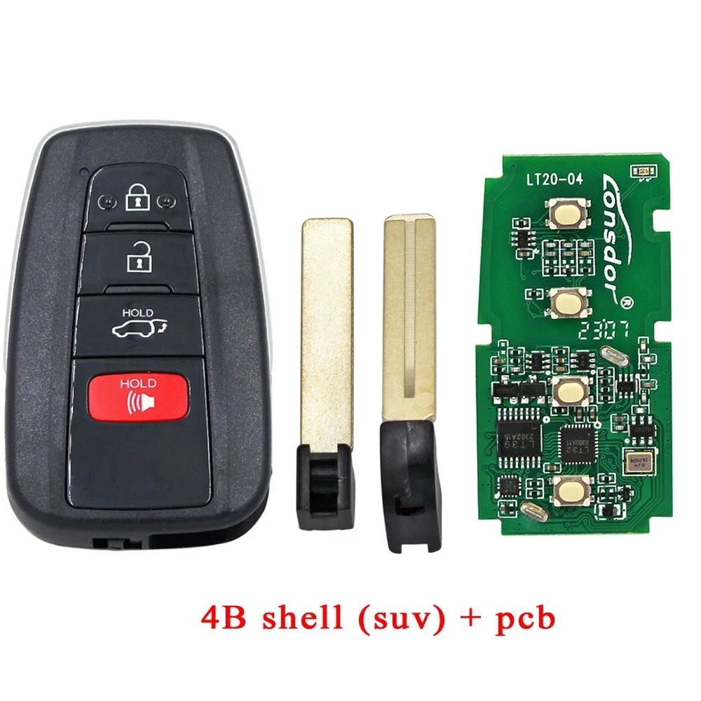 Lonsdor LT20 Series Universal Smart Remote Key 8A 4D for Toyota Lexus for KH100+ K518 K518ISE