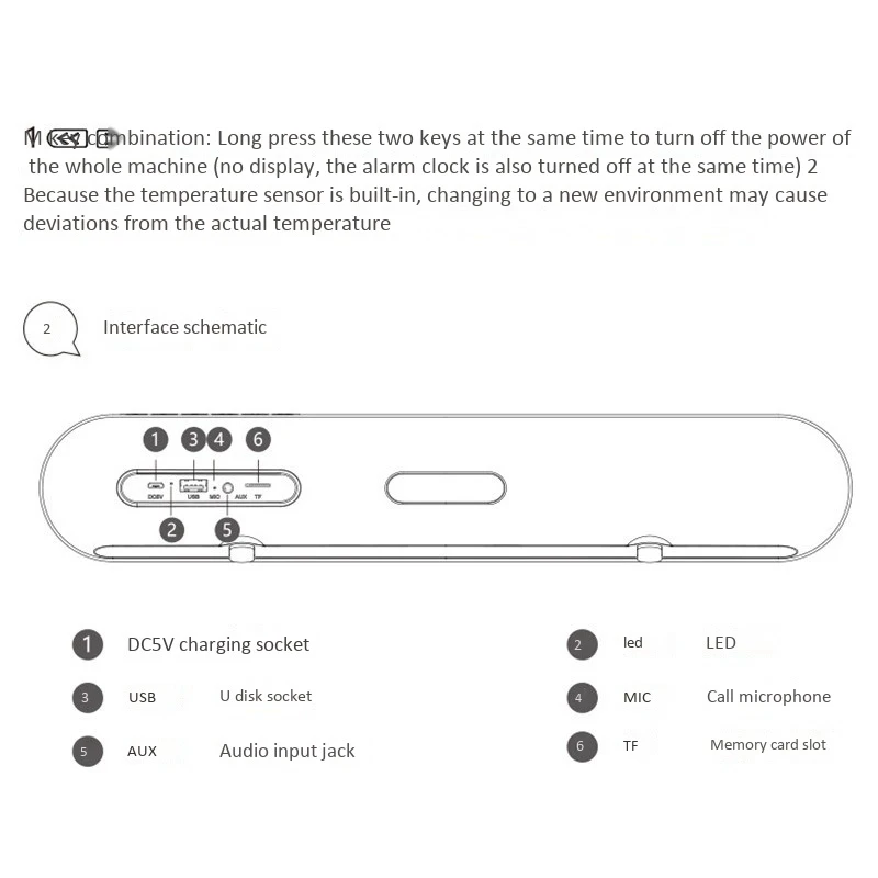

HFES мини-бар, динамик, будильник, два динамика, Bluetooth-колонки, модный креативный бас-звук, бластер