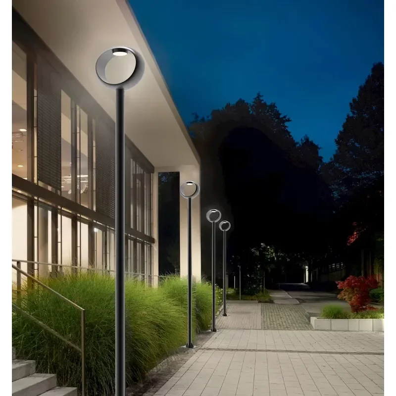 30W Exterior Waterproof LED Garden Light Landscape Post Pole Light Park Lamp Price Garden Lamp Pole