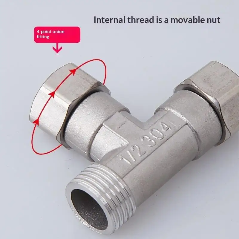 【HMA】Stainless Steel T Adapter G1/ 2