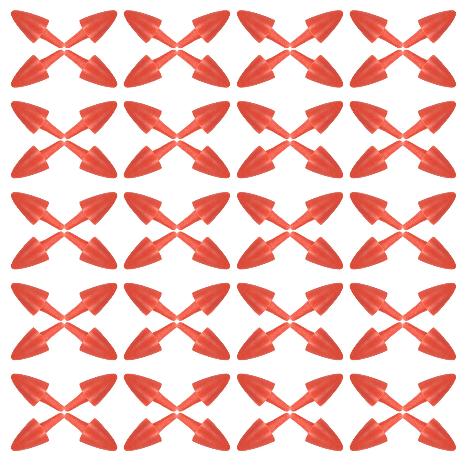 

100Pcs Snowman Nose Carrot Shape Safety Accessory for DIY Crafting Winter Decorations Snowman Making Kit Supplies