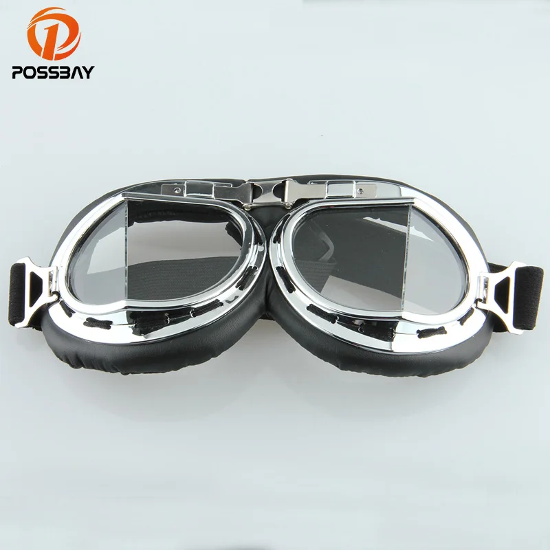 

POSSBAY Motorcycle Scooter Goggles Motorcycle Glasses Motocross Googles Motorbike Google Cycling Offroad Eyewear ATV Ski Sport