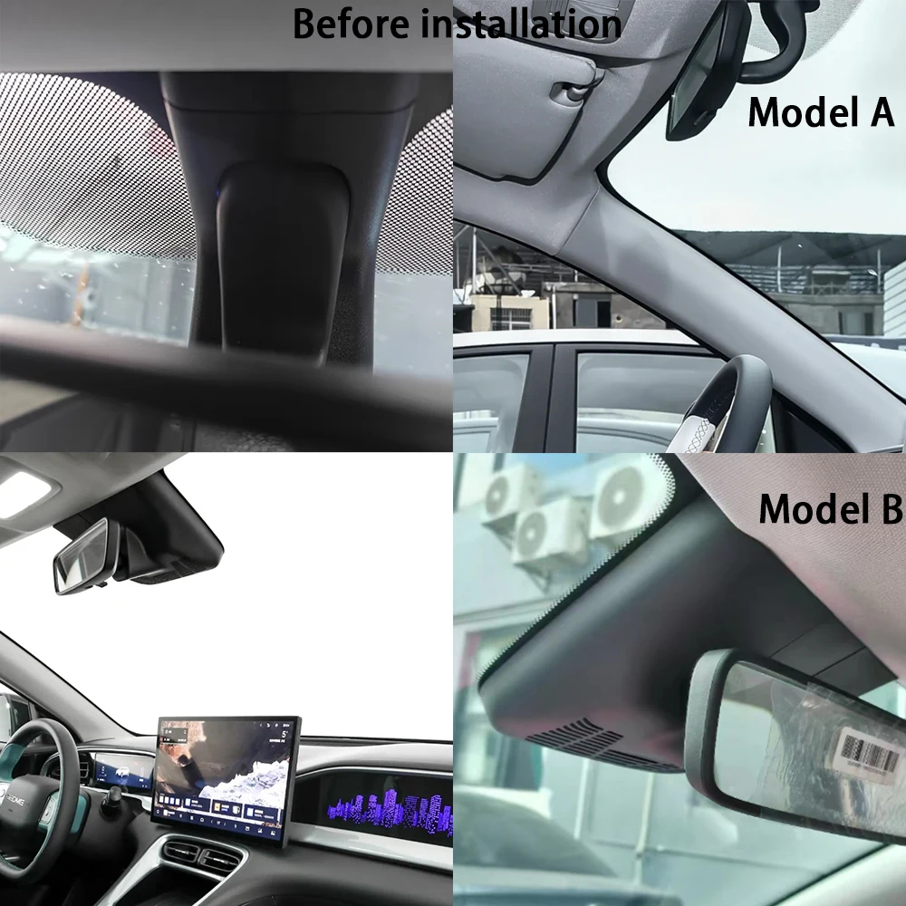 Cámara DVR 4K para Geely EX2 Xingyuan Proton EMas, Cámara Delantera y Trasera OEM, Grabadora de Video Wifi 2160P, Grabación en Bucle, Visión Nocturna