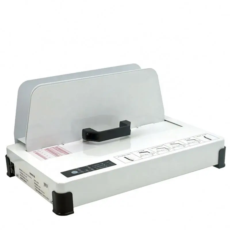 

A4 Size Mini Hot Melt Binder ST-50 Manual Desktop Hot Melt Glue Book Binding Machine For Effective Thermal Cover Book Binding