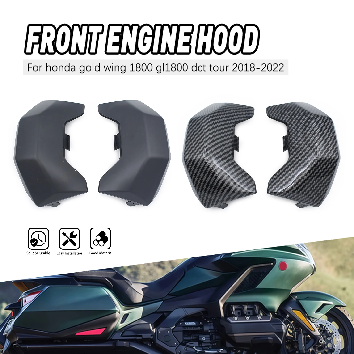 

Motorcycle Front Engine Shroud Anti-Fall Bar Decorative Cover Fit For Honda Gold Wing GL1800 DCT Tour GL1800 F6B 2018-2022
