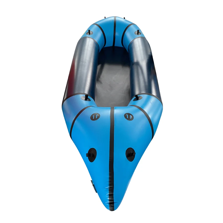 ultralight TPU fabric 1-Person inflatable Canoe boat for Fishing PackRafting