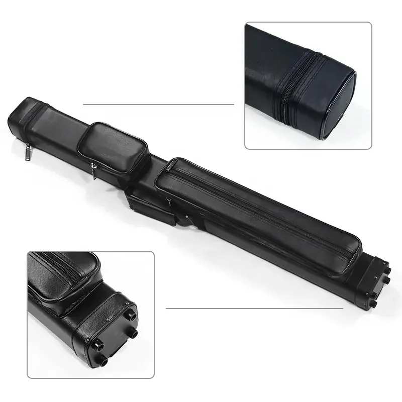 

Чехол для бильярдного кия высшего качества 2B3S из искусственной кожи, сумка для бильярдного кия с 5 отверстиями для продажи