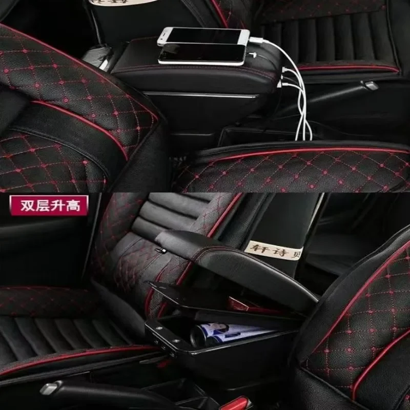 For KIA Rio 3 armrest box KIA K2 X-line Rio 3 2011 2012 2013 2014 2015 2016 car armrest accessories interior Storage box