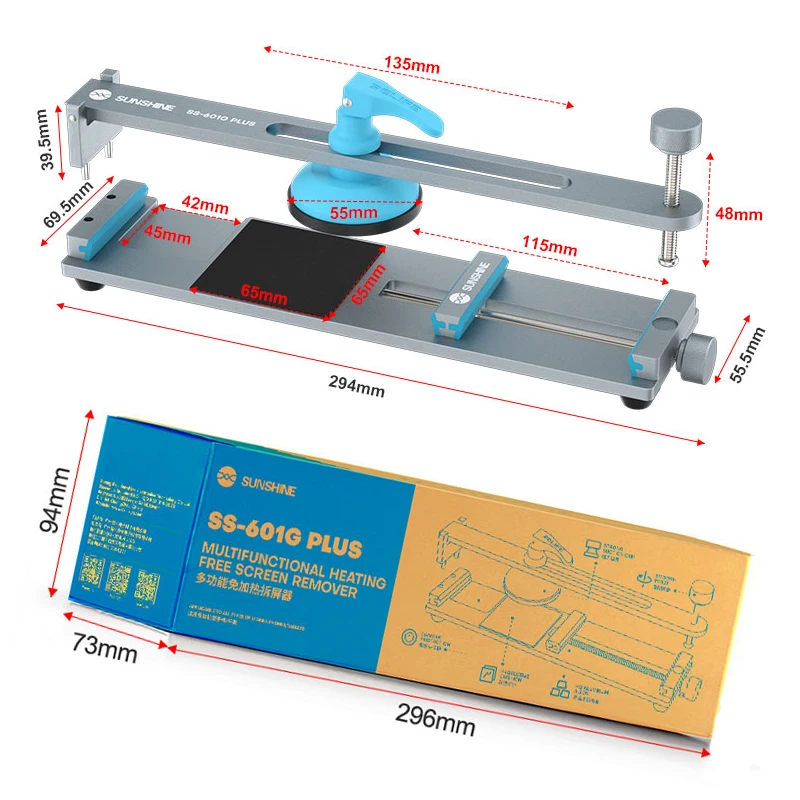 

SUNSHINE SS-601G Plus без нагрева для планшета, мобильного телефона, разборки, разветвитель, приспособление для быстрого удаления, разделение большого экрана