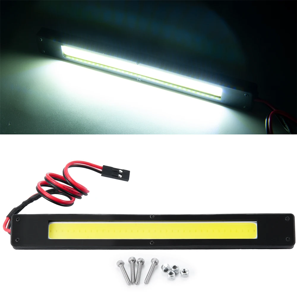 YEAHRUN Bright Roof Light Lamp Bar for TRX-4 TRX4 Defender 1/10 RC Rock Crawler Car Model Upgrade Parts Decoration Accessories