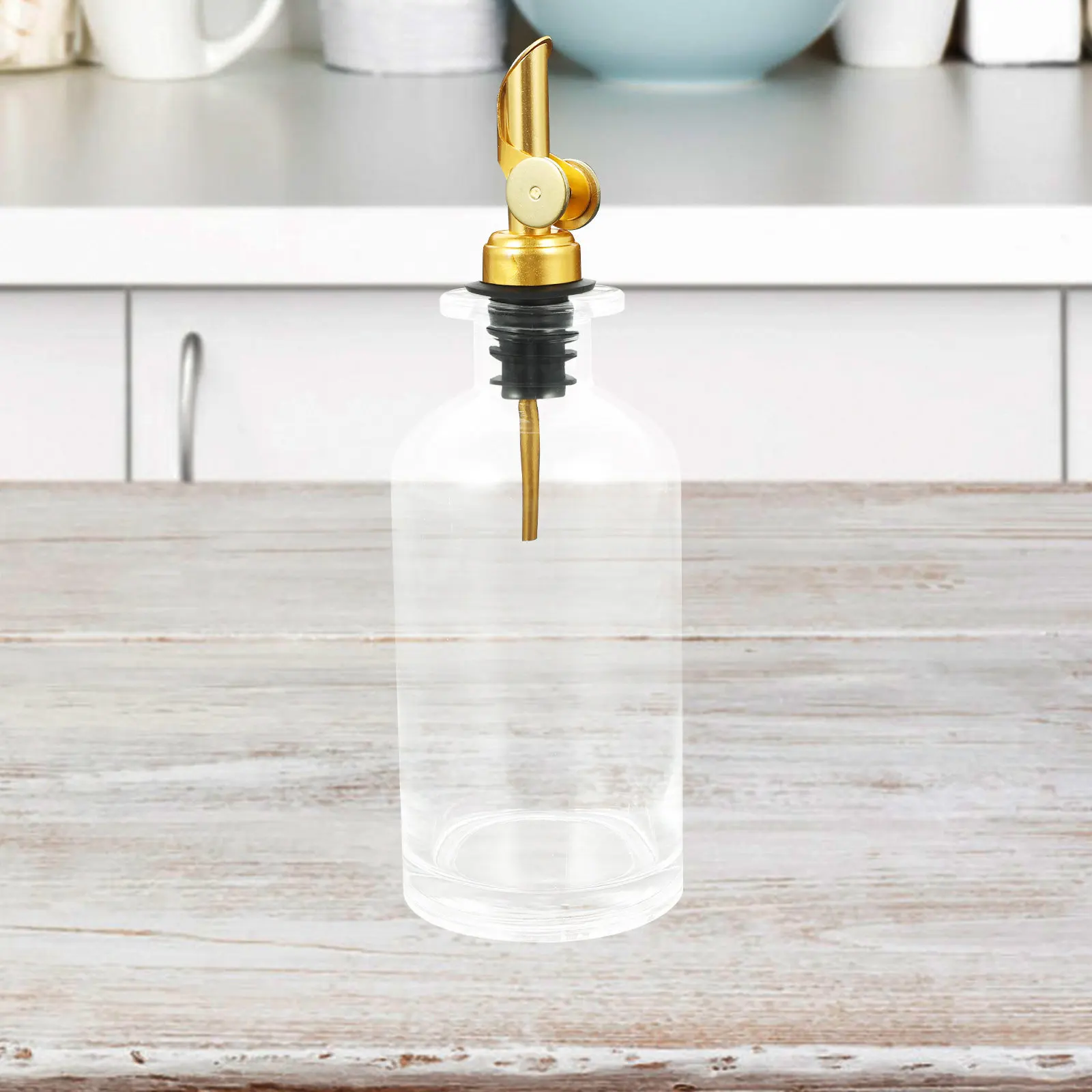 

1Set Olive Oil Dispenser Bottle Glass Seasoning Bottle for Olive Oil Vinegar Cooking Wine Soy Sauce Tidy Modern Kitchen Decor