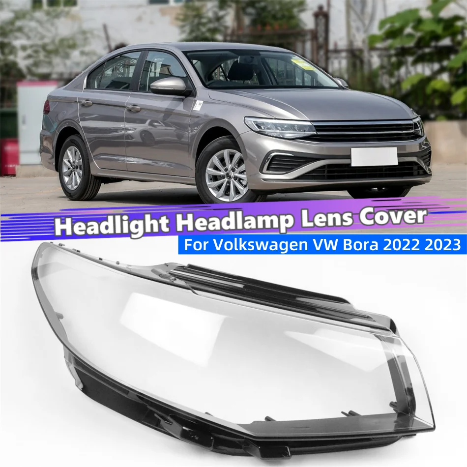 

For Volkswagen VW Bora 2022 2023 Car Headlight Cover Shade Headlight Headlight Shell Car Front Headlight Lens Cover Lights Shell