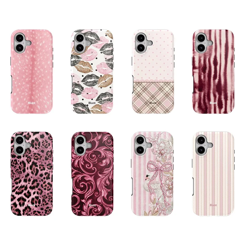 Funda para teléfono con estampado de leopardo y diseño de ciervo rosa, para iPhone Duo 18 Pro Max, 17 Air, 16, 15, 14, 13, 12, 11. Cubierta trasera de doble capa resistente a los golpes.