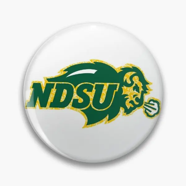 North Dakota State University Flowers Lo  Soft Button Pin Collar Creative Clothes Hat Brooch Jewelry Lapel Pin Lover Funny Cute