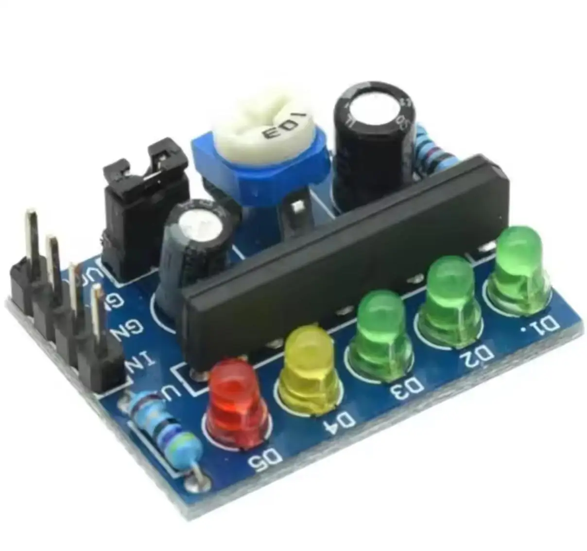 DC 3.5V-12V KA2284 Power Audio Voltage Level Indicator Battery Capacity Indicator Red Green LED For Voltmeter Volume VU Meter