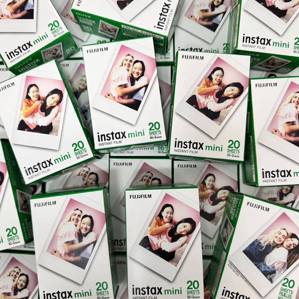 in Stock Fujifilm Instax Mini Film White 10 50 100 Sheets For FUJI Instant Photo Camera Mini 13 Mini 12/11 9 87 70 90 Film Camer
