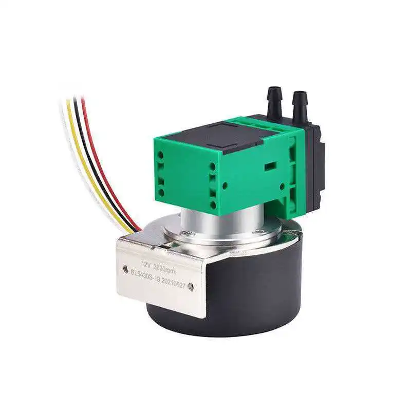 6W 4LPM 170KPa Diaphragm Vacuum Pump 12V -63KPa Small DC Brushless Air Pump 24V Diaphragm Air Pump