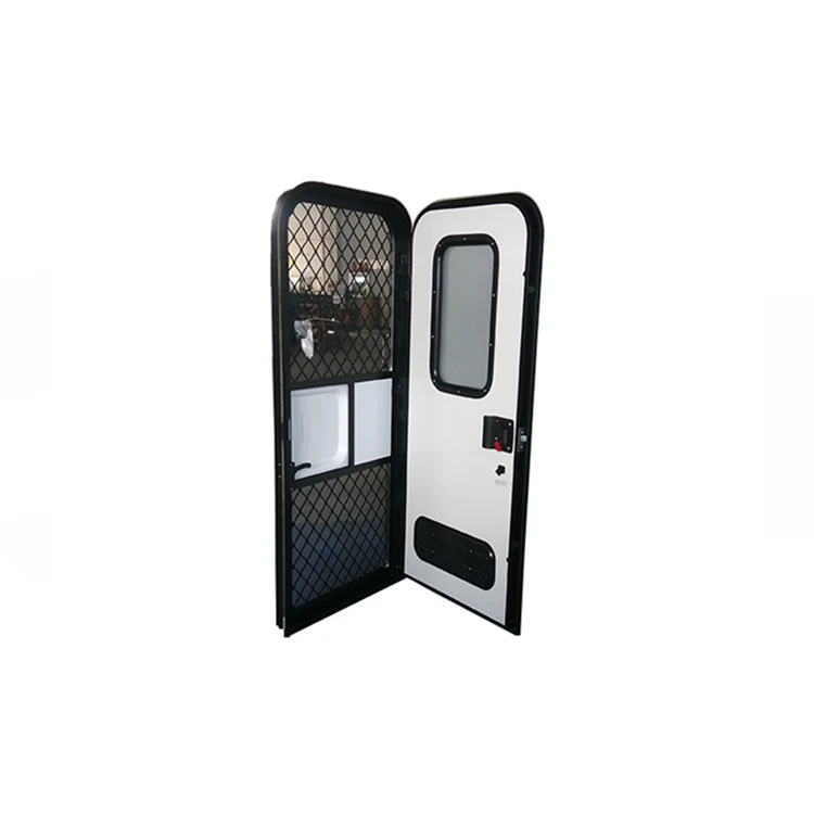 

2021 TONGFA Hot Sales Professional Easy To Install Aluminum Alloy Single Point Lock Custom Camper RV Trailer Door For Caravan