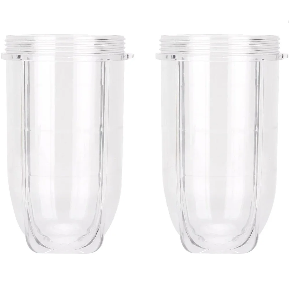 2 PCS Replacement Cups For Magic Bullet 16OZ Blender Cups Jar compatible with 250W Magic Bullet MB1001 Series Juicer Mixer