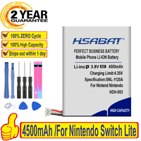 Top Brand 100% New 4500mAh HDH-003 HDH-001 HDH-002 Battery for Nintendo Switch Lite Game Player Batteries + free tools