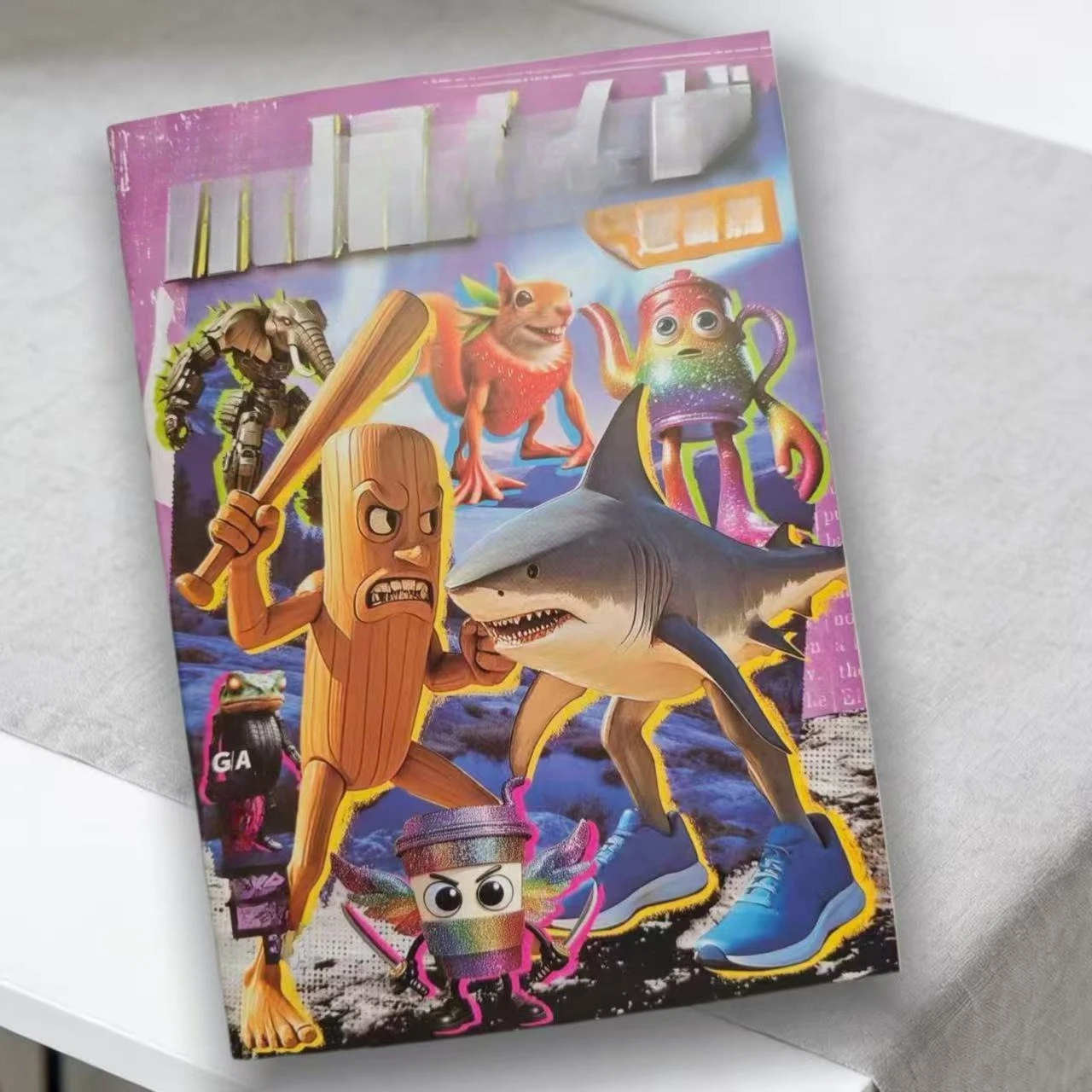 Italian Brainrot Animals Coloring Books - Tung Tung Tung Sahur Tracing Drawing Line Art Set for Kids