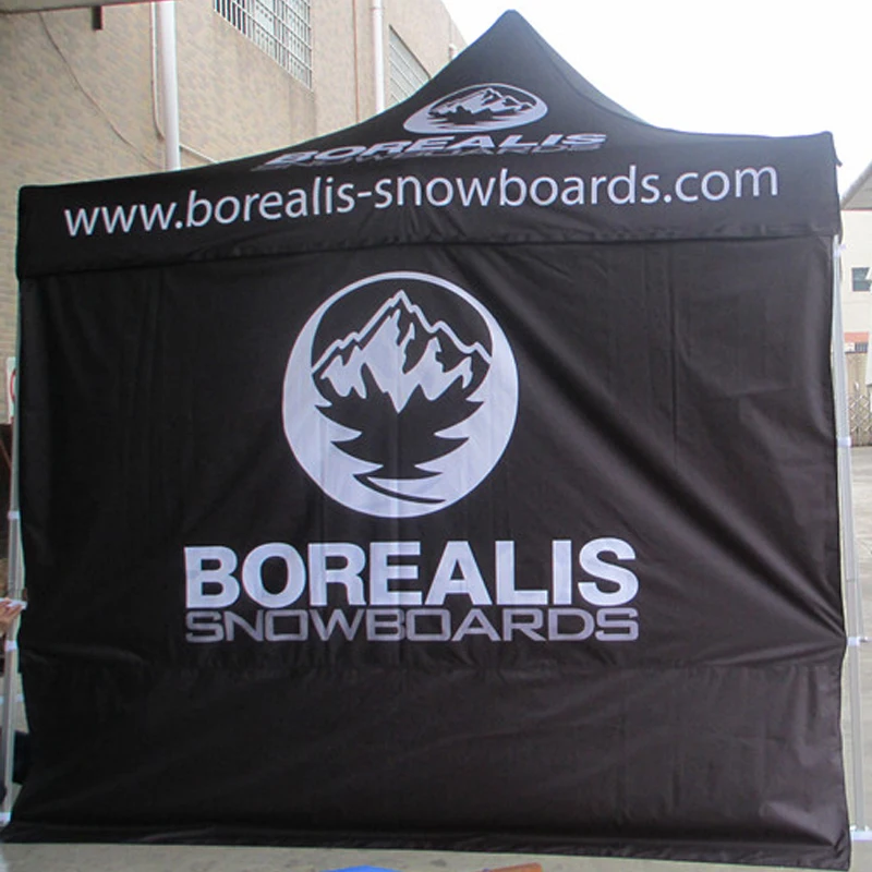 3*3M Open WaterproofOutdoor Canvas Advertising Folding Tent Awning Canopy Customized Tent Exhibition Colorful Tents For Business