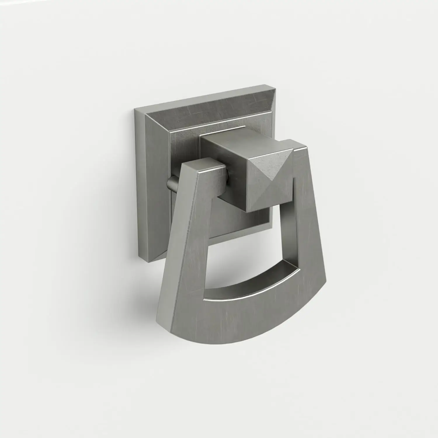 Mobile contenitore con ante in bianco puro e grigio Shiplap