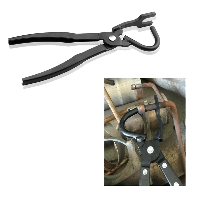 Black Exhaust Suspension Clamp Universal Exhaust Tail Pipe Steel Copper Tubing Cutter Cutting Chain Pliers