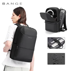 BANGE's new backpack, men's backpack, business backpack, multifunctional business travel, splash proof computer backpack