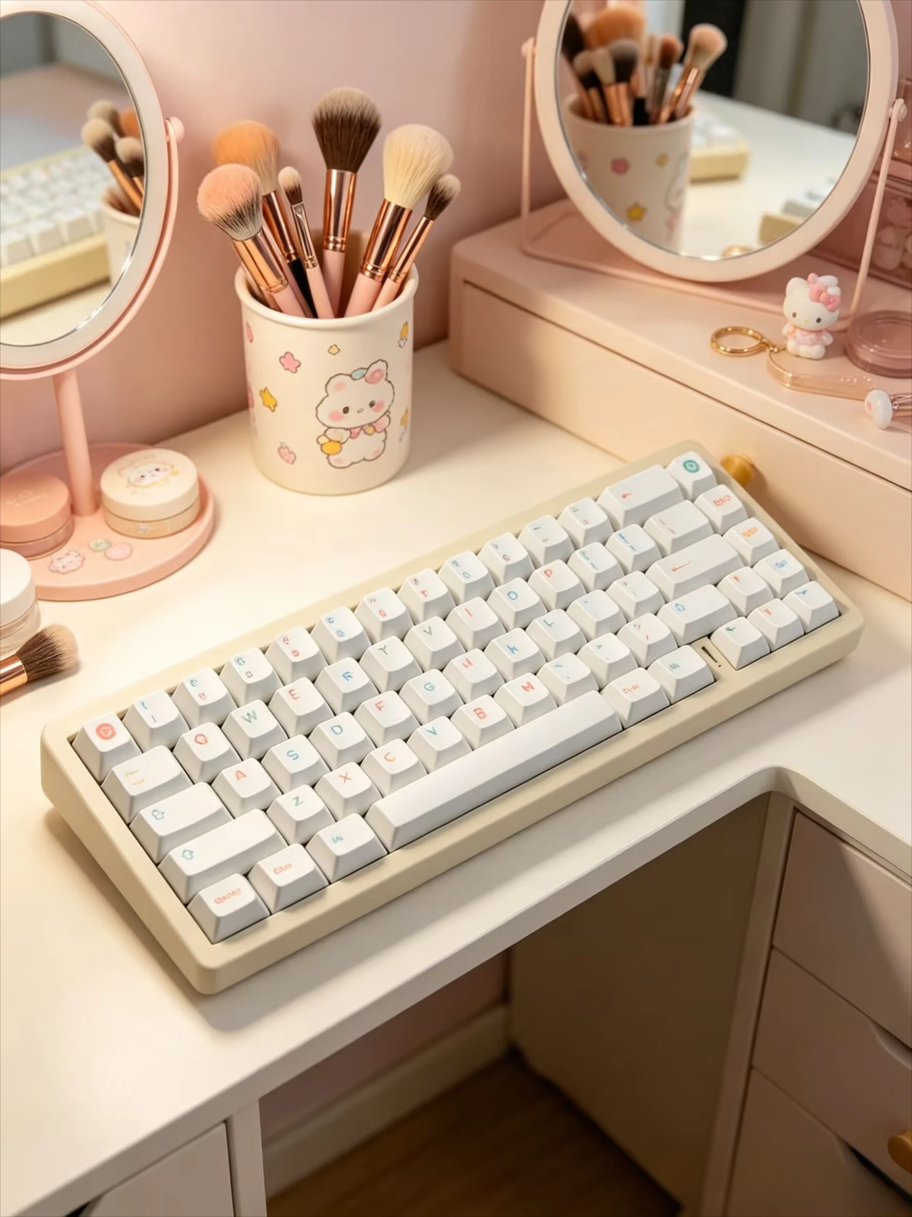 Fun Keycaps Children's Fun Key Caps Cherry Profile  PBT Keycaps  Dye-Sublimation Mechanical Keyboard Caps for Zuilu Wooting