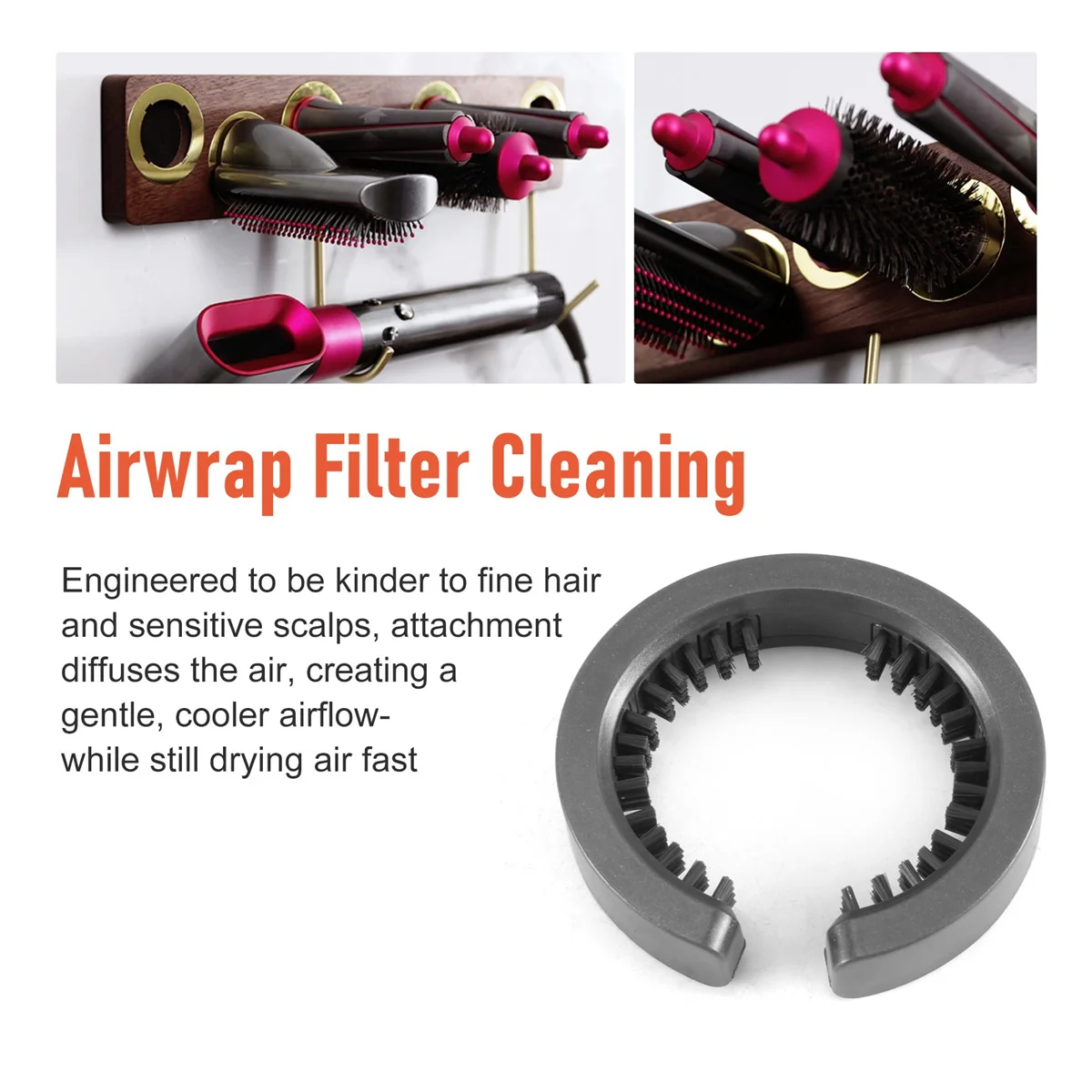 For Dyson Airwrap Filter Cleaning HS01 Filter Cleaning Attachment 969760-01 Portable Dust Proof Blower Accessories