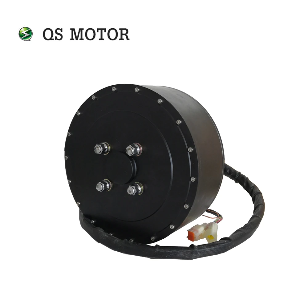 QSMOTOR Electric Car 12000W 273 70H V3 72V-96V 130kph E-Car Hub Motor with ND96850 Controller Conversion Kits