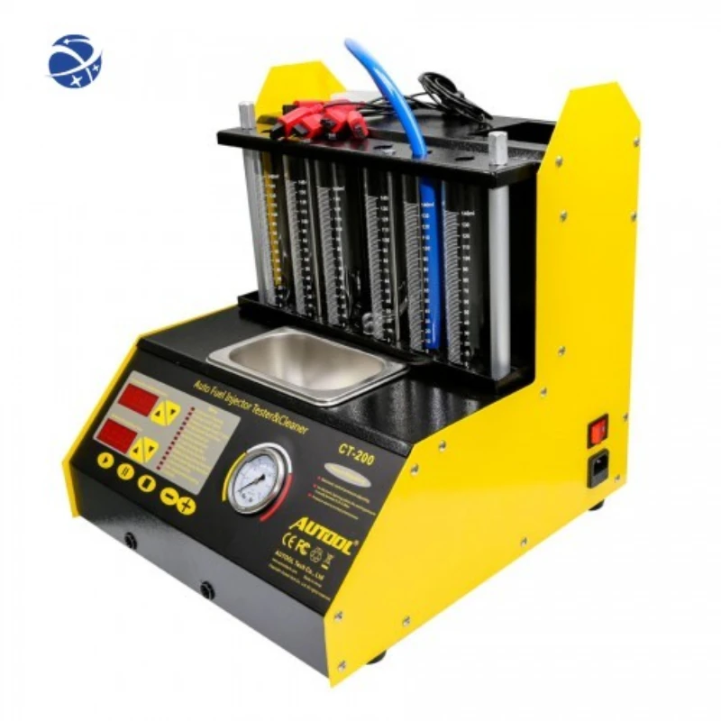 AUTOOL CT200 Ultrasonic Fuel Injector Cleaner & Tester Support 110V/220V with English Panel