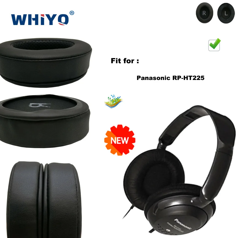 Neue Upgrade Ersatz Ohrpolster für Panasonic RP-HT225 Headset Teile Leder Kissen Samt Ohrenschützer Kopfhörer Hülse Abdeckung