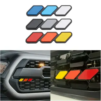 3barevný emblém mřížky s logem pro Toyota Tacoma Tundra 4Runner TRD Highlane Rav4 CHR Strip s přívodem vzduchu, autopříslušenství 10 nejlepší prodej tuning Toyoty RAV4 - №3