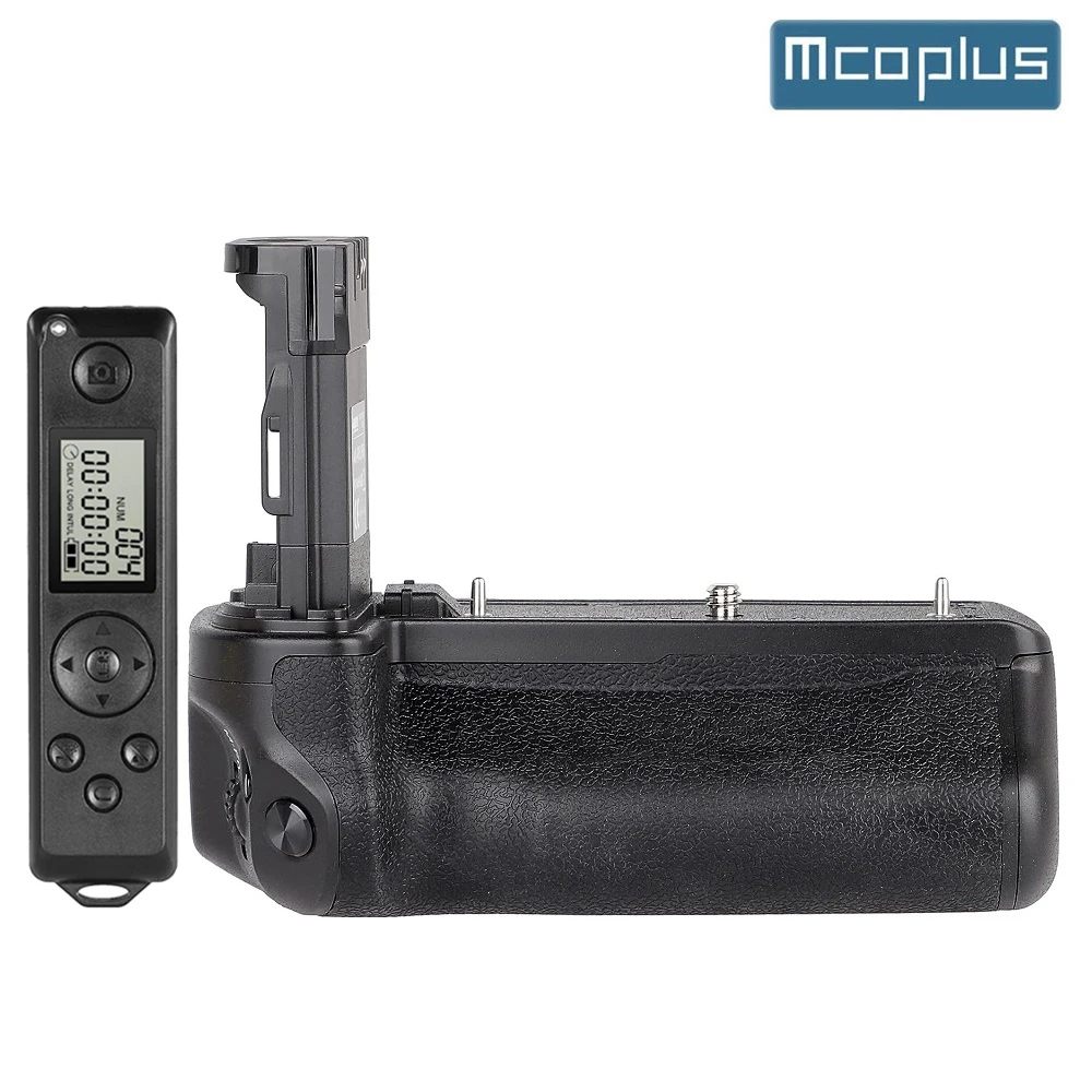 

Mcoplus BG-R5/R6 Vertical Battery Grip Replacement as BG-R10 for Canon EOS R5 R5C R6 R6 Mark II with 2.4G Remote Controller