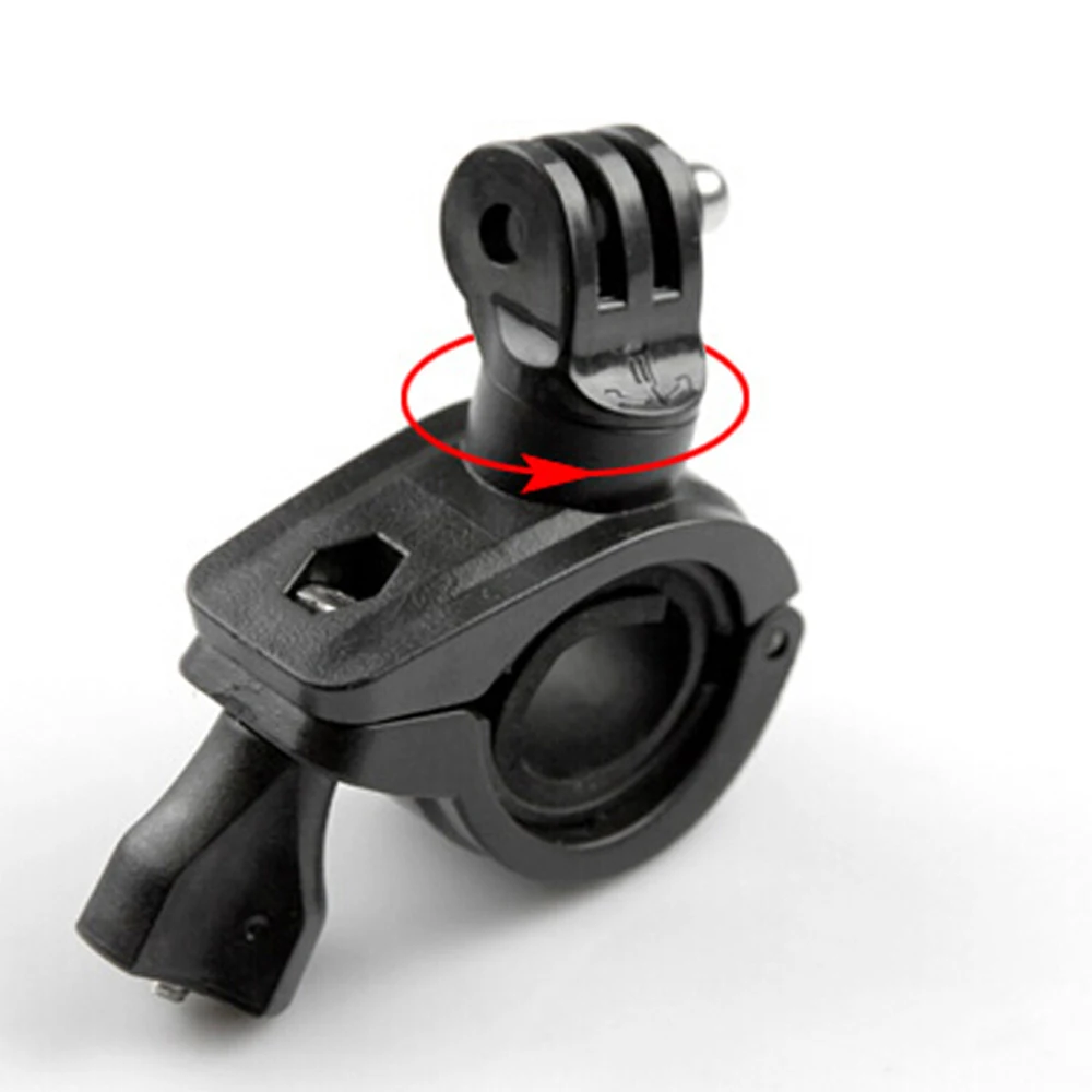แฮนด์รถจักรยานยนต์จักรยานหมุนได้360องศาตัวติดแฮนด์ที่ยึดสำหรับ GoPro ฮีโร่12 11 10 SJCAM อุปกรณ์เสริมกล้อง