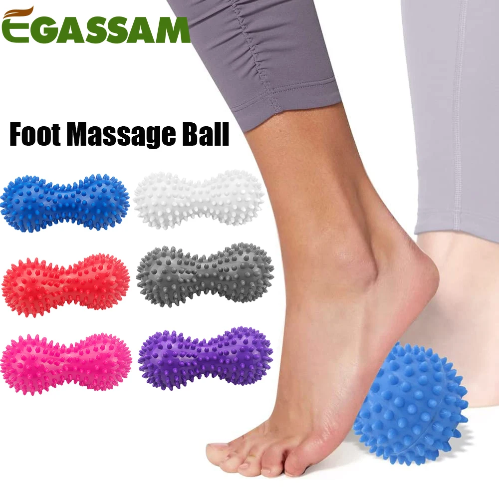 

Peanut Ball Foot Massage Ball,Spiky Massage Ball for Trigger Point Therapy,Deep Point Massage,Plantar Fasciitis,Neck Pain Relief