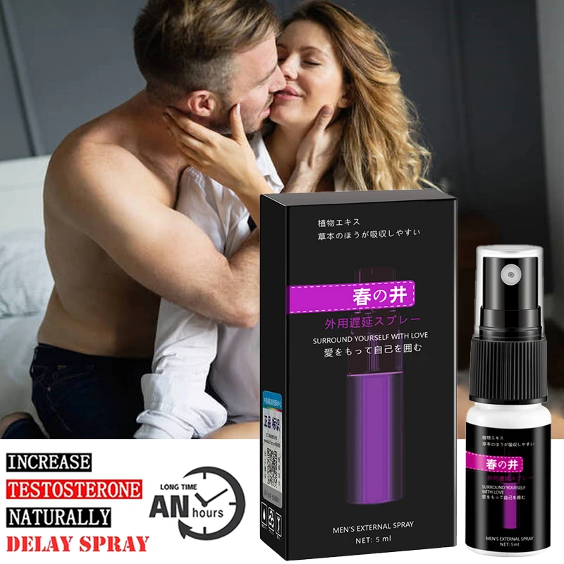 Potente aerosol retardante para hombres, sexo duradero, previene la eyaculación precoz, erección rápida Natural, productos sexuales, aceite de masaje de Miembro grande