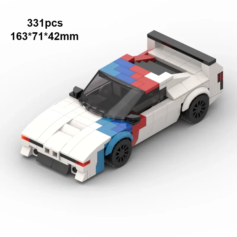 Supercar de Course Rétro — Blanc