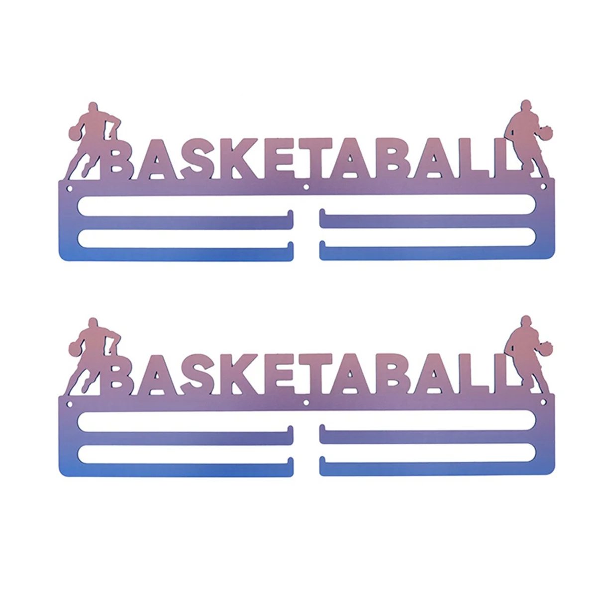 Basketball Model Sports Medal Rack, Metal Crafts, Iron Medal Display Rack, Wall-Mounted Medal Storage Hook