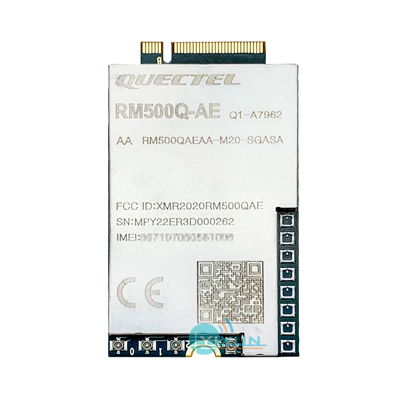 Quectel RM500Q-AE 5G 4G 3G Multi-mode M.2 Module NR 3GPP Release 15 NSA&SA Sub-6GHz MIMO LTE Cat18 Module GNSS receiver