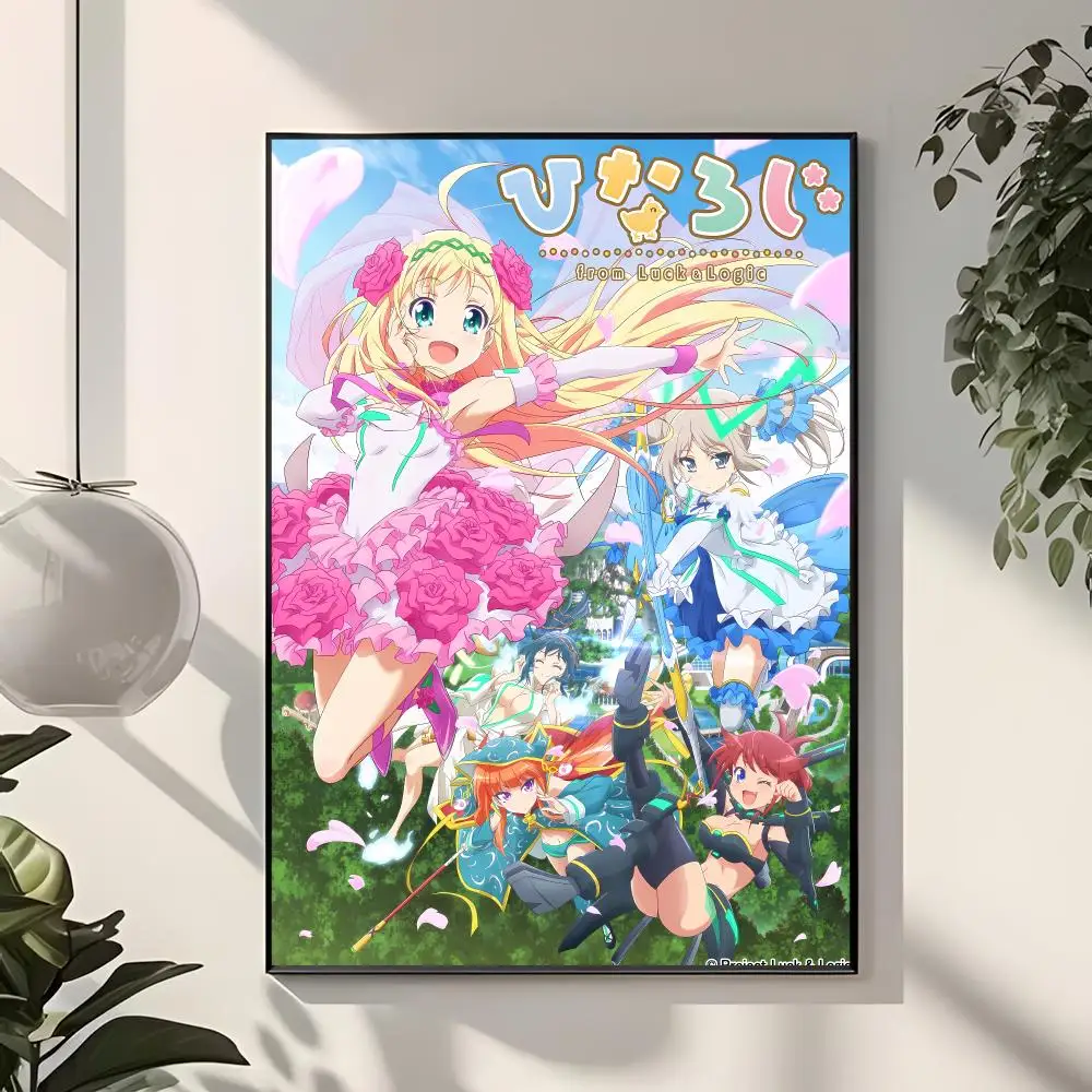 Magical Card Game H-Hina Logic From Luck And Logic Poster  Classic Home Interior Design & Modern Wall Art Collection