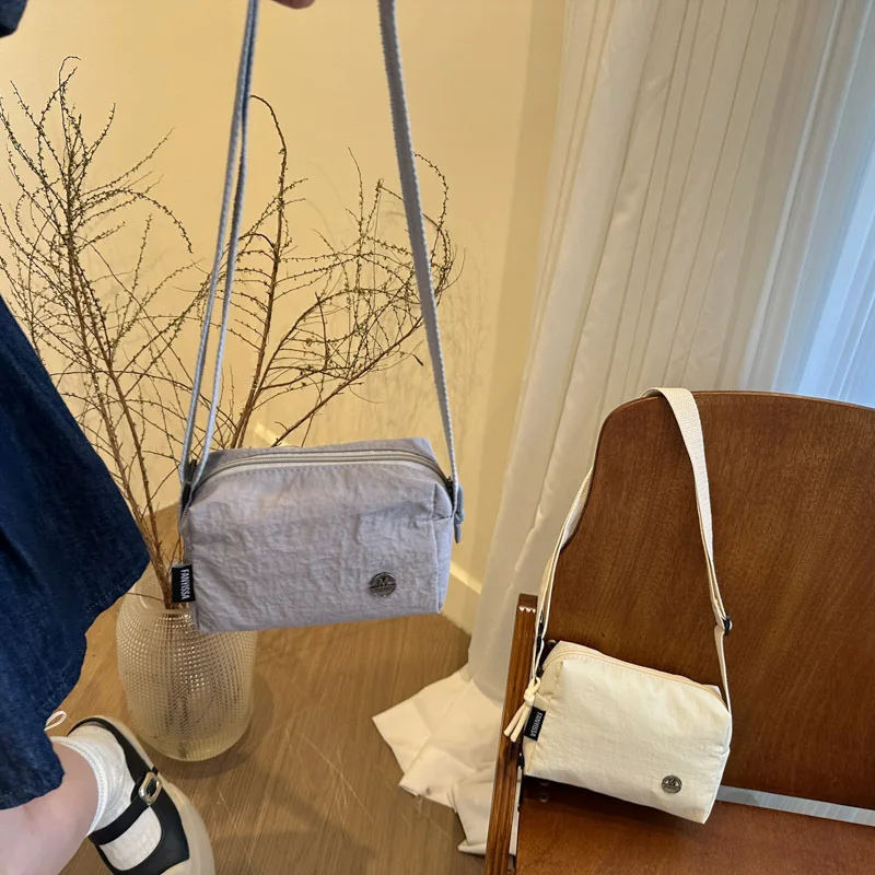 Leichte Damen-Umhängetasche für Pendler, einfache, einfarbige Sport-Hüfttasche, lässige Brusttasche für den täglichen Gebrauch und die Arbeit – Detail 19