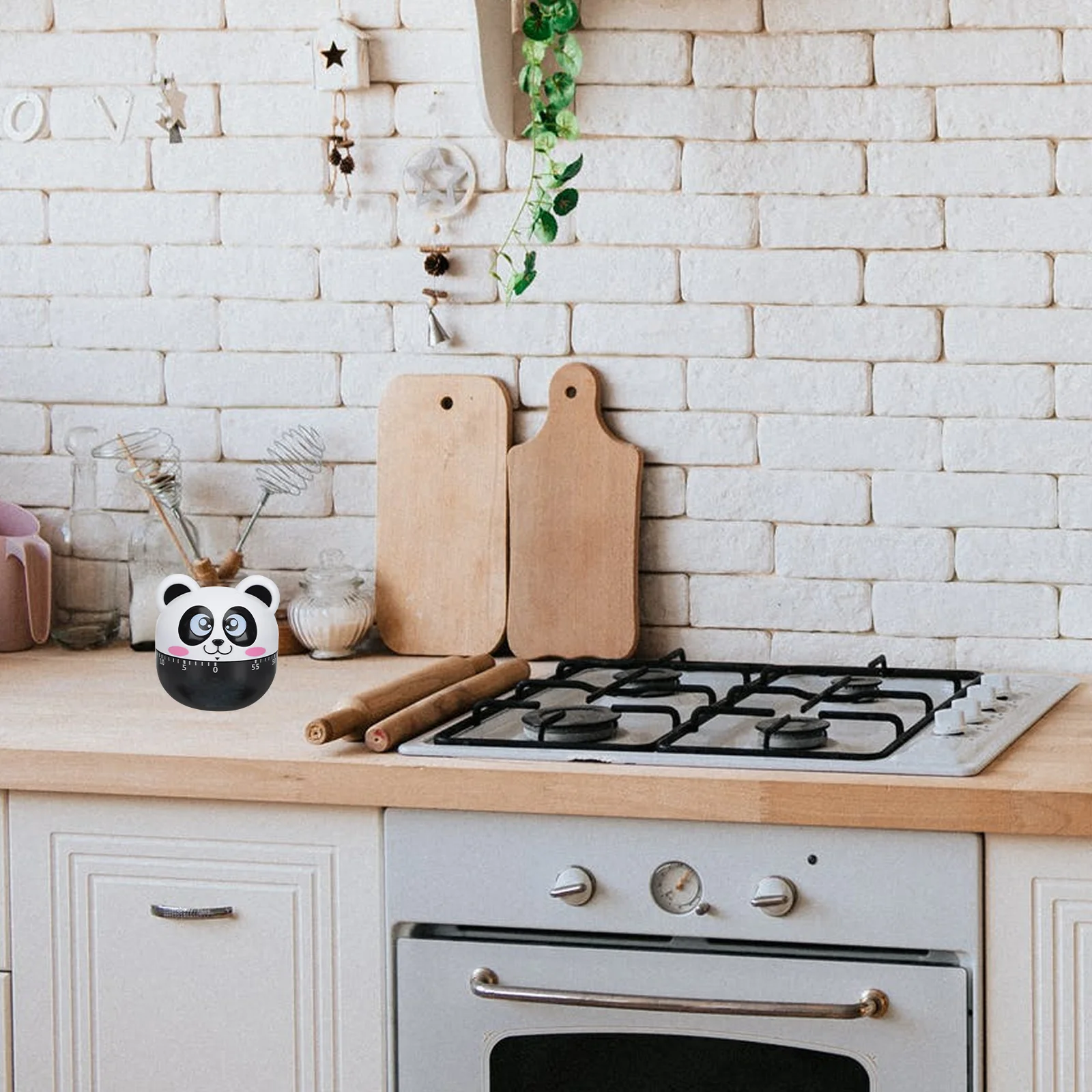 

Cartoon Panda Mechanical Timer 60 Minute Easy Operate Kitchen Cooking Countdown Timer Time Management Tool Cooking Time Reminder